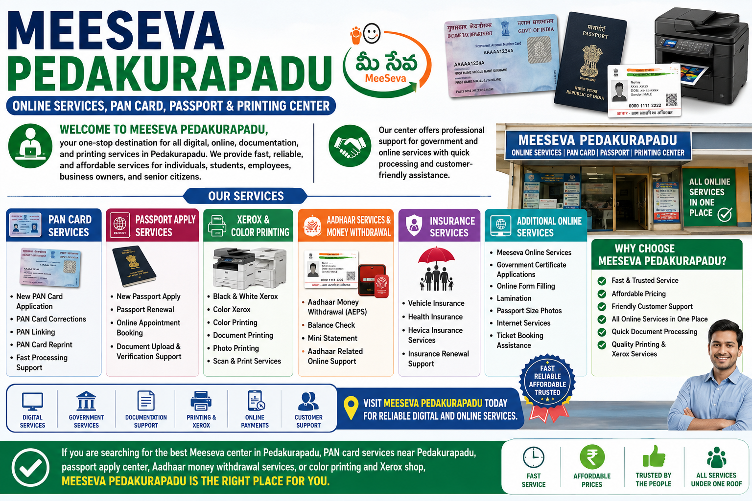 About Meeseva Pedakurapadu